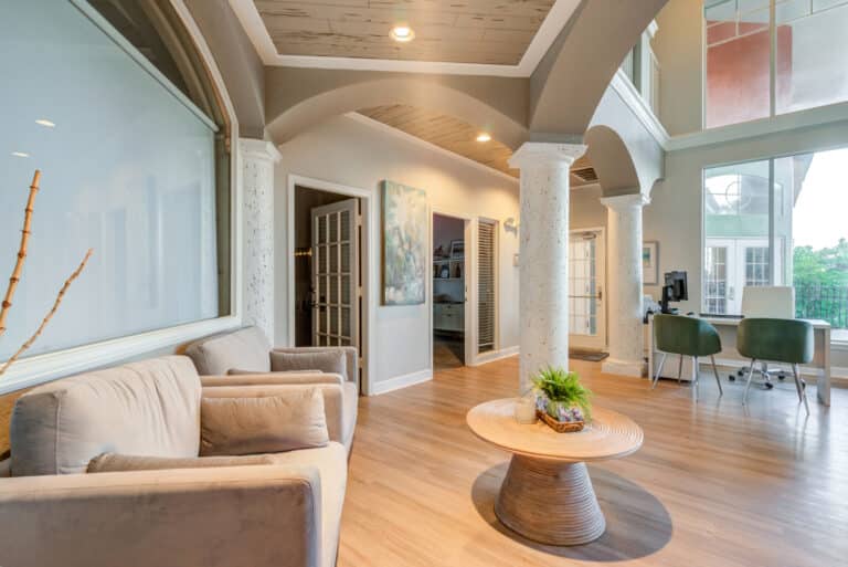 The luxury leasing office at our apartments in Clearwater.